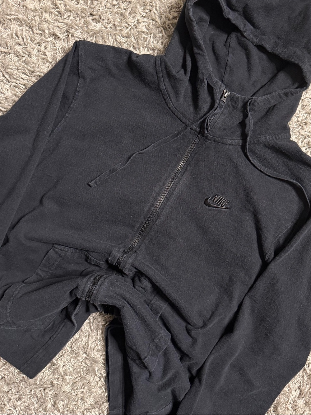 Nike Black On Black Hoodie